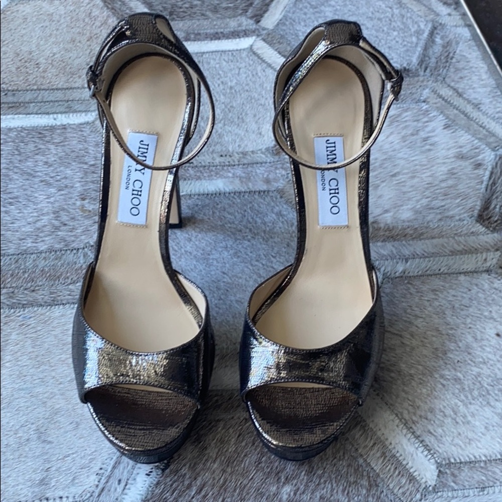 Jimmy choo platform sandal